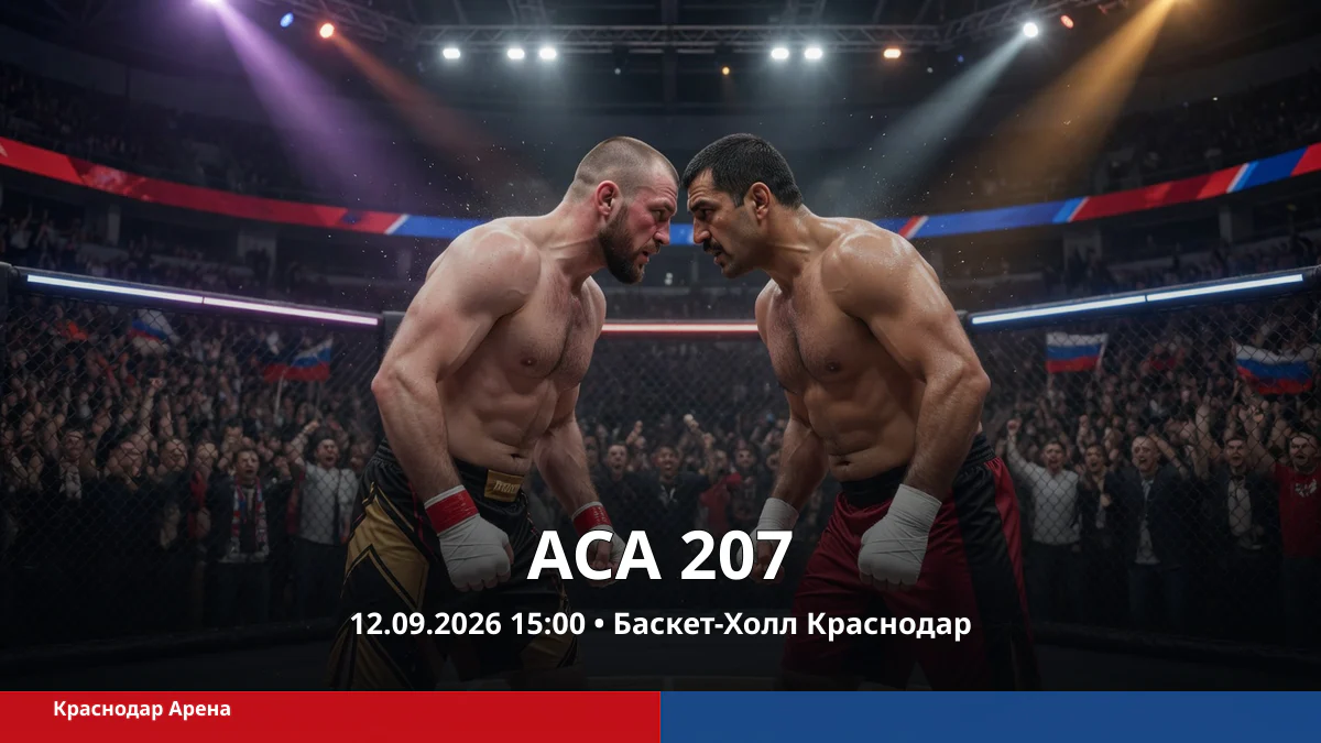 Два вымышленных бойца MMA перед поединком на арене